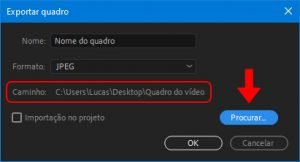 Como exportar um quadro do vídeo no Premiere Pro Salvando frames