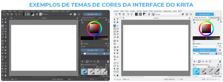 Como mudar a cor da interface do Krita - Lucas Charnyai - Artista Digital