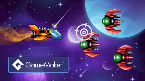 Curso Crie um Jogo Completo de Naves/Space Shooter com GameMaker - Melhores cursos de GameMaker na Udemy em português